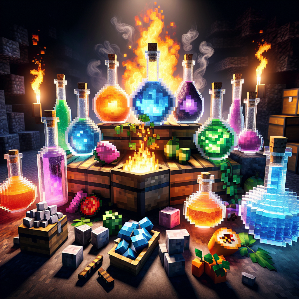 Rahasia Membuat Potion Paling Ampuh di Minecraft