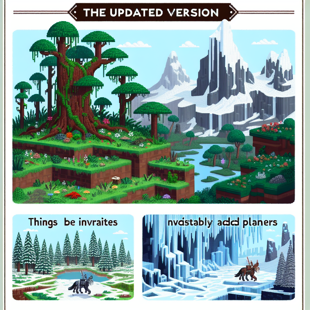 Minecraft 1.2 Update: New Biomes and Features Unveiled