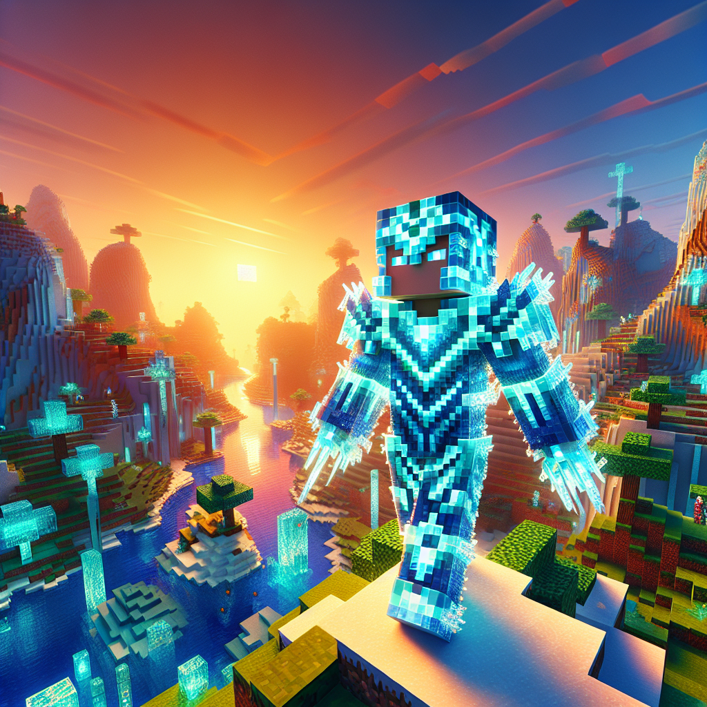 Exploring the Frost Diamond Skin: A Stunning Addition to Minecraft